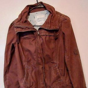 Vintage Mossimo Suppy CO Womans Corduroy Jacket S 100% Cotton Brown
